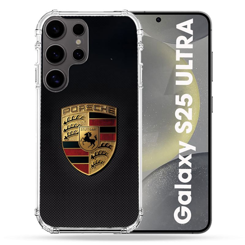 Coque Renforcée Pour Samsung Galaxy S25 ULTRA Porsche Carbone
