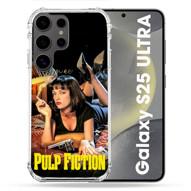 Coque Renforcée Pour Samsung Galaxy S25 ULTRA Pulp Fiction Affiche