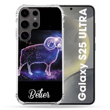 Coque Renforcée Pour Samsung Galaxy S25 ULTRA Signe Zodiaque 2 Bélier