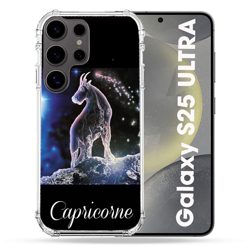Coque Renforcée Pour Samsung Galaxy S25 ULTRA Signe Zodiaque 2 Capricorne