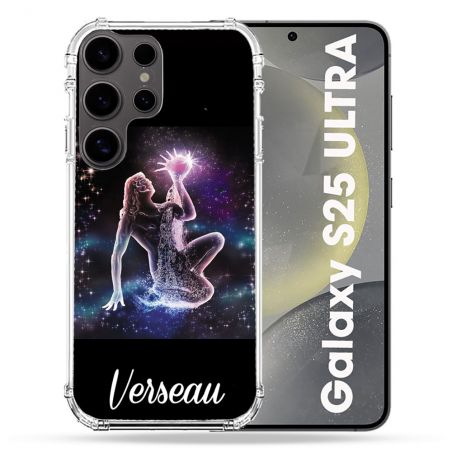 Coque Renforcée Pour Samsung Galaxy S25 ULTRA Signe Zodiaque 2 Verseau