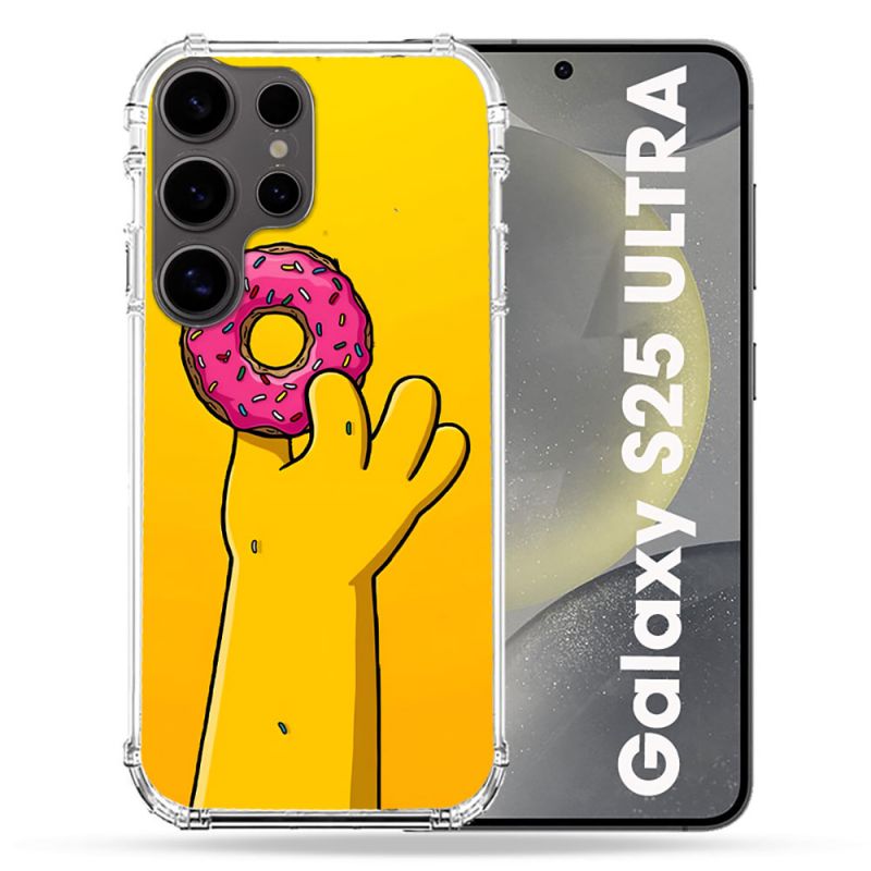 Coque Renforcée Pour Samsung Galaxy S25 ULTRA Simpson Donuts