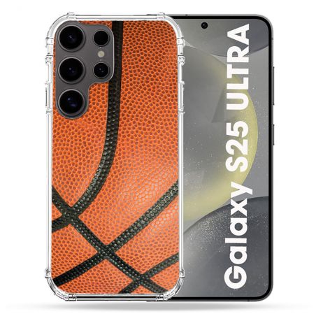 Coque Renforcée Pour Samsung Galaxy S25 ULTRA Sport Ballon Basket