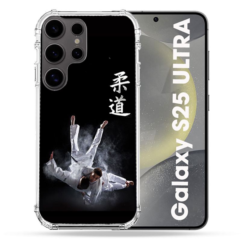 Coque Renforcée Pour Samsung Galaxy S25 ULTRA Sport Judo Noir
