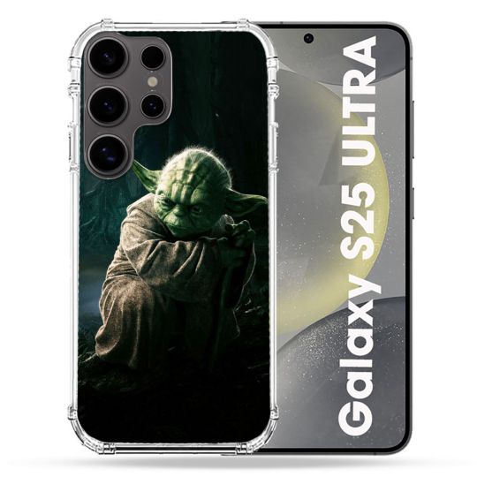 Coque Renforcée Pour Samsung Galaxy S25 ULTRA Star Wars - Yoda sombre
