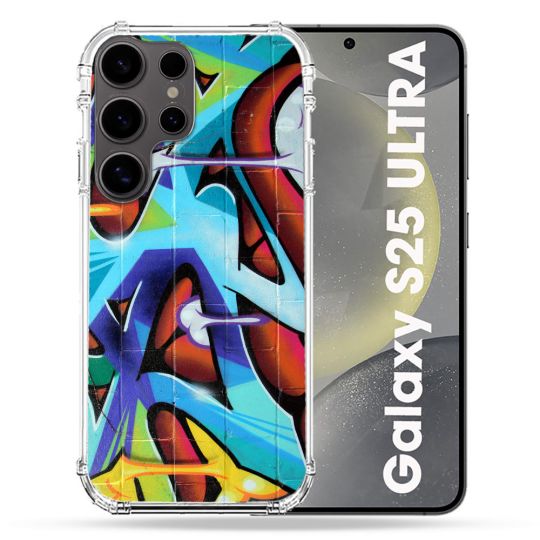 Coque Renforcée Pour Samsung Galaxy S25 ULTRA Street Art Graf Color