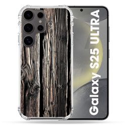 Coque Renforcée Pour Samsung Galaxy S25 ULTRA Texture Bois