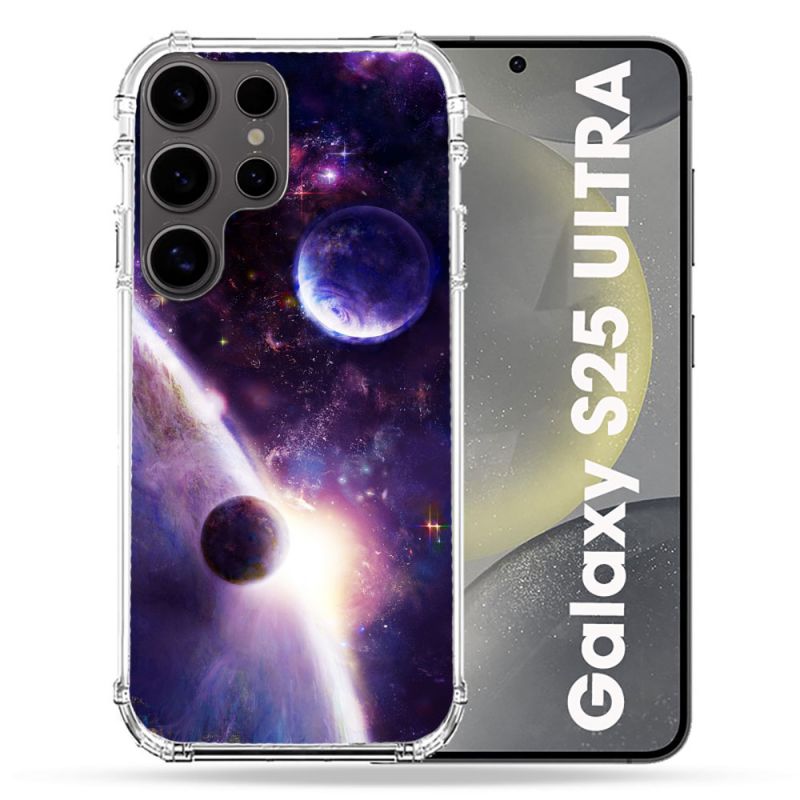 Coque Renforcée Pour Samsung Galaxy S25 ULTRA Univers Planete Stellaire
