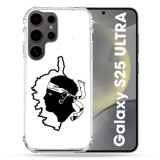 Coque Renforcée Pour Samsung Galaxy S25 ULTRA Voyage Corse Blanc