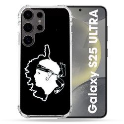 Coque Renforcée Pour Samsung Galaxy S25 ULTRA Voyage Corse Noir