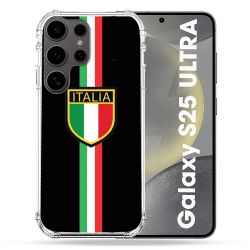 Coque Renforcée Pour Samsung Galaxy S25 ULTRA Voyage Italie 3 Noir