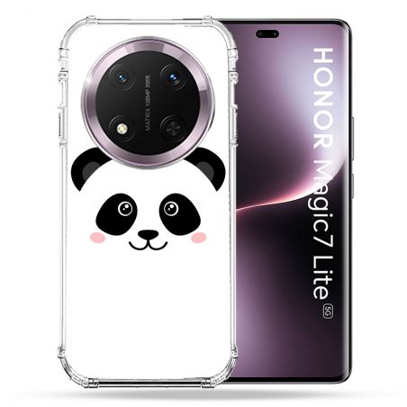 Coque Renforcée Pour Honor Magic 7 Lite 5G Animal Panda Blanc