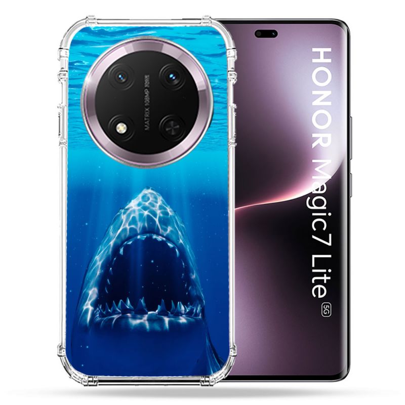 Coque Renforcée Pour Honor Magic 7 Lite 5G Animal Requin Dent