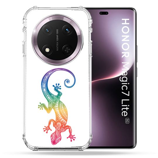 Coque Renforcée Pour Honor Magic 7 Lite 5G Animal Salamandre Color