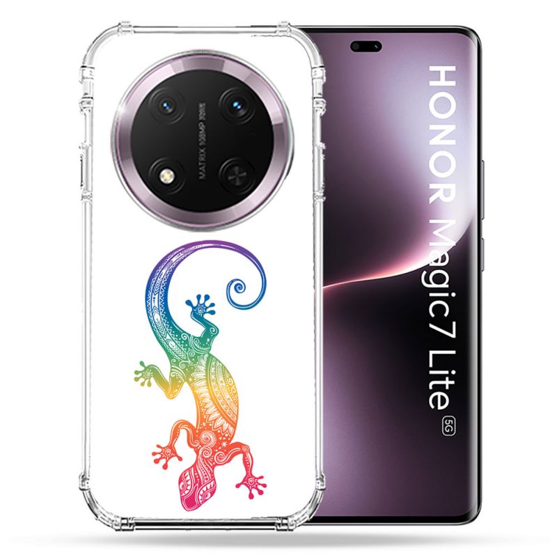 Coque Renforcée Pour Honor Magic 7 Lite 5G Animal Salamandre Color