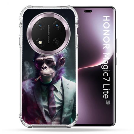 Coque Renforcée Pour Honor Magic 7 Lite 5G Animal Singe Business
