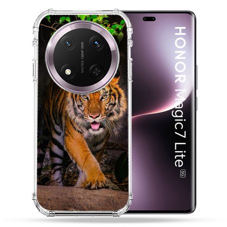 Coque Renforcée Pour Honor Magic 7 Lite 5G Animal Tigre Jungle