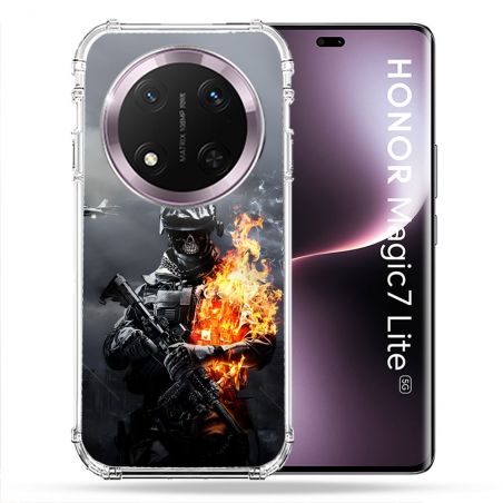 Coque Renforcée Pour Honor Magic 7 Lite 5G Call Of Duty Squelette