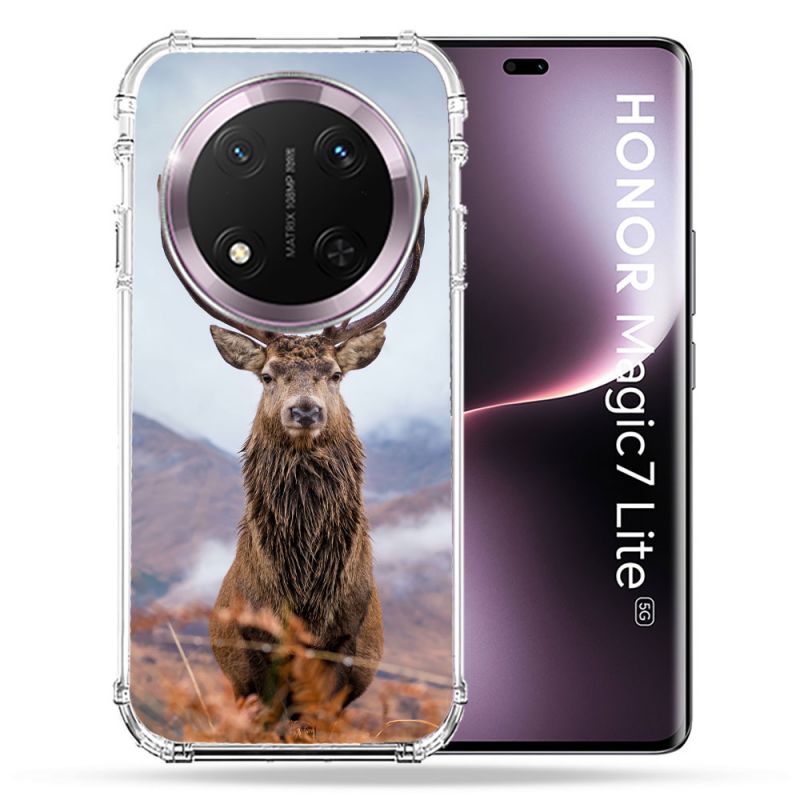 Coque Renforcée Pour Honor Magic 7 Lite 5G Chasse Chevreuil Montagne