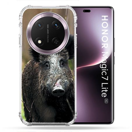 Coque Renforcée Pour Honor Magic 7 Lite 5G Chasse Sanglier bois