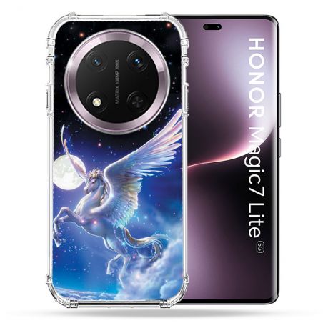 Coque Renforcée Pour Honor Magic 7 Lite 5G Fantastique Licorne Céleste