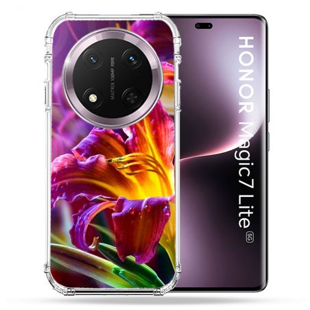 Coque Renforcée Pour Honor Magic 7 Lite 5G Fleur Lys Color