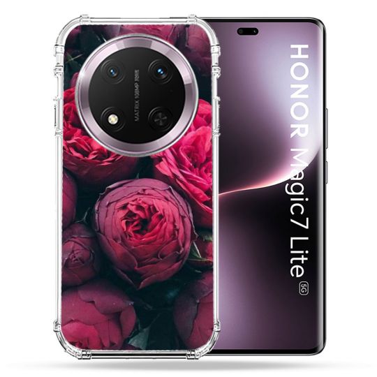Coque Renforcée Pour Honor Magic 7 Lite 5G Fleur Pivoine
