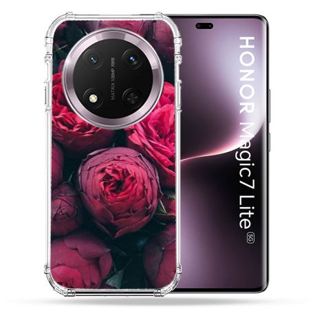 Coque Renforcée Pour Honor Magic 7 Lite 5G Fleur Pivoine