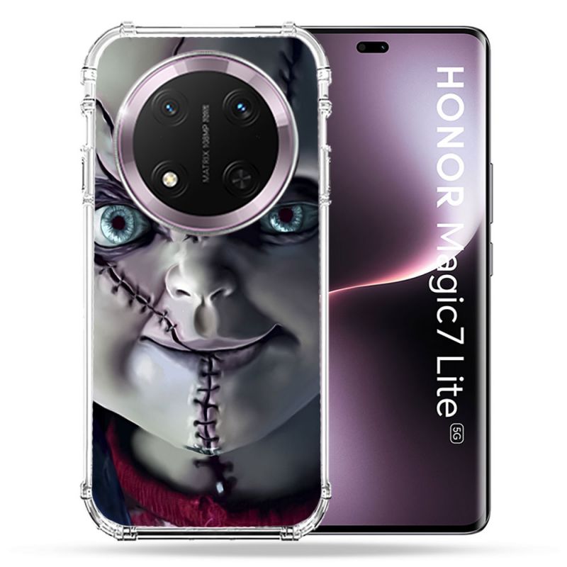 Coque Renforcée Pour Honor Magic 7 Lite 5G Horreur Chucky Cicatrice