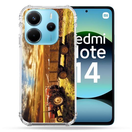Coque Renforcée Pour Xiaomi Redmi Note 14 4G Agriculture Tracteur Color