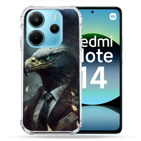 Coque Renforcée Pour Xiaomi Redmi Note 14 4G Animal Aigle Business
