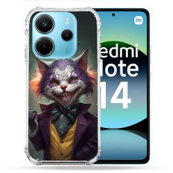 Coque Renforcée Pour Xiaomi Redmi Note 14 4G Animal Chat Joker