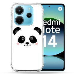 Coque Renforcée Pour Xiaomi Redmi Note 14 4G Animal Panda Blanc