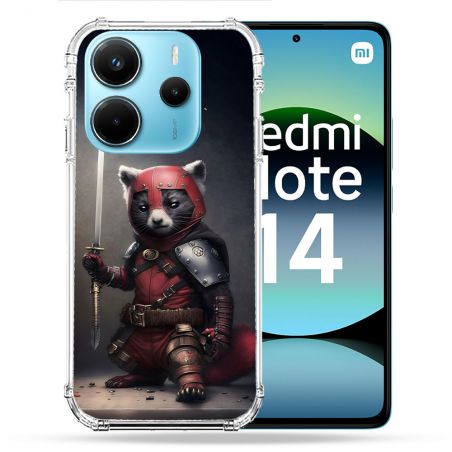 Coque Renforcée Pour Xiaomi Redmi Note 14 4G Animal Raton Samouraï