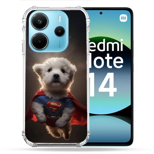 Coque Renforcée Pour Xiaomi Redmi Note 14 4G Animal Super Chien