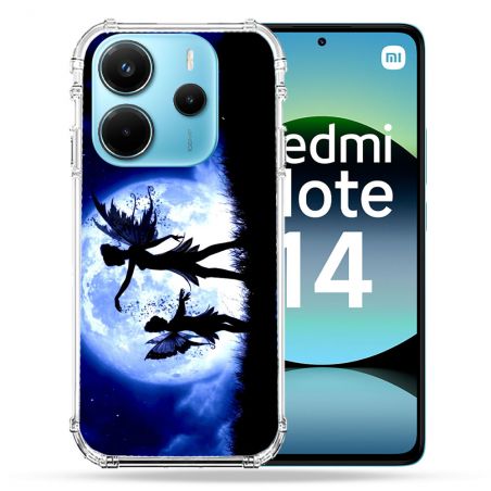 Coque Renforcée Pour Xiaomi Redmi Note 14 4G Fantastique Fee Lune
