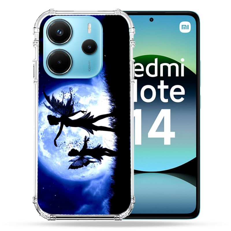 Coque Renforcée Pour Xiaomi Redmi Note 14 4G Fantastique Fee Lune