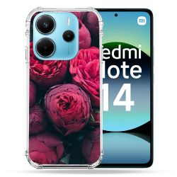 Coque Renforcée Pour Xiaomi Redmi Note 14 4G Fleur Pivoine