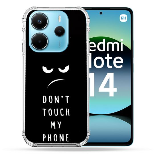 Coque Renforcée Pour Xiaomi Redmi Note 14 4G Humour Don't Touch