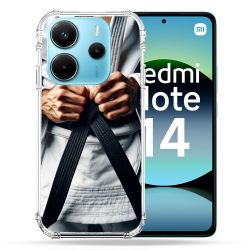 Coque Renforcée Pour Xiaomi Redmi Note 14 4G Kimono Ceinture