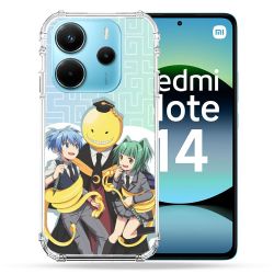 Coque Renforcée Pour Xiaomi Redmi Note 14 4G Manga Assassination Classroom Kuro Trio