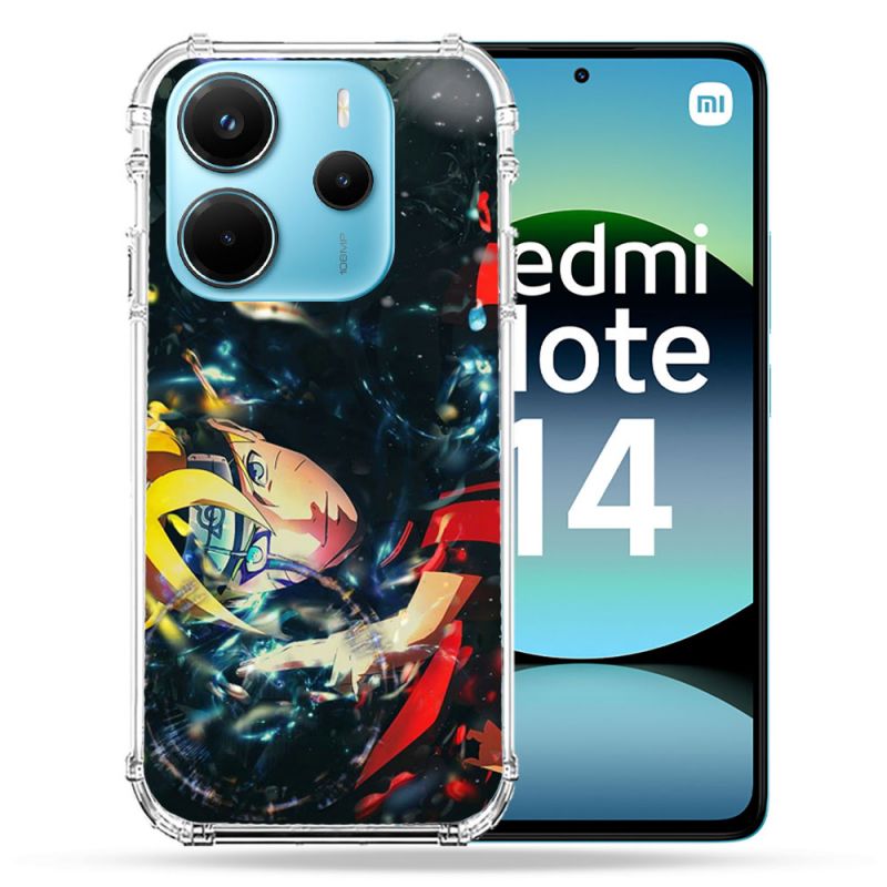 Coque Renforcée Pour Xiaomi Redmi Note 14 4G Manga Boruto Eclair