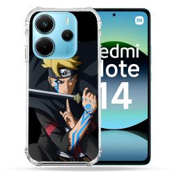 Coque Renforcée Pour Xiaomi Redmi Note 14 4G Manga Boruto Tatouage