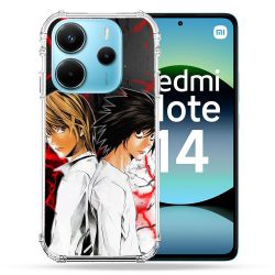 Coque Renforcée Pour Xiaomi Redmi Note 14 4G Manga Death Note Duo