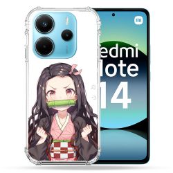 Coque Renforcée Pour Xiaomi Redmi Note 14 4G Manga Demon Slayer Nezuko