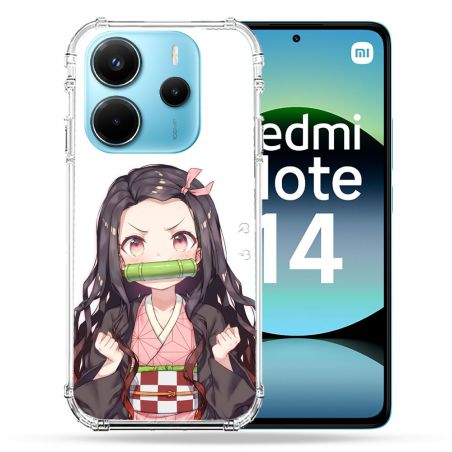 Coque Renforcée Pour Xiaomi Redmi Note 14 4G Manga Demon Slayer Nezuko