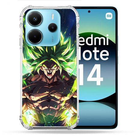 Coque Renforcée Pour Xiaomi Redmi Note 14 4G Manga Dragon Ball Broly