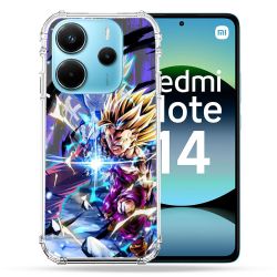 Coque Renforcée Pour Xiaomi Redmi Note 14 4G Manga Dragon Ball Sangohan Duo