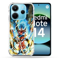 Coque Renforcée Pour Xiaomi Redmi Note 14 4G Manga Dragon Ball Sangoku Blanc