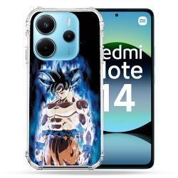 Coque Renforcée Pour Xiaomi Redmi Note 14 4G Manga Dragon Ball Sangoku Noir